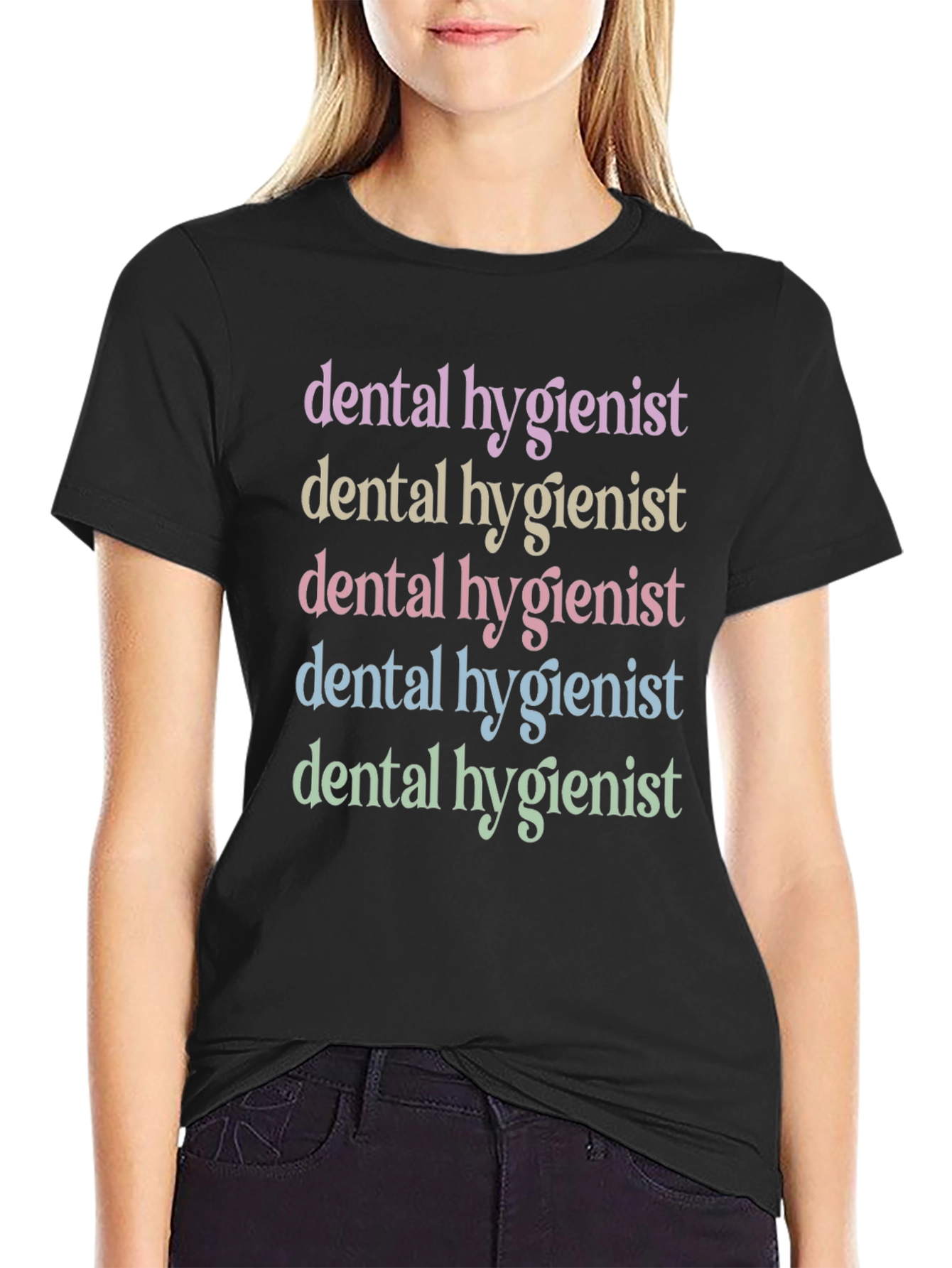 Camiseta Dental Higienista Diseño Retro