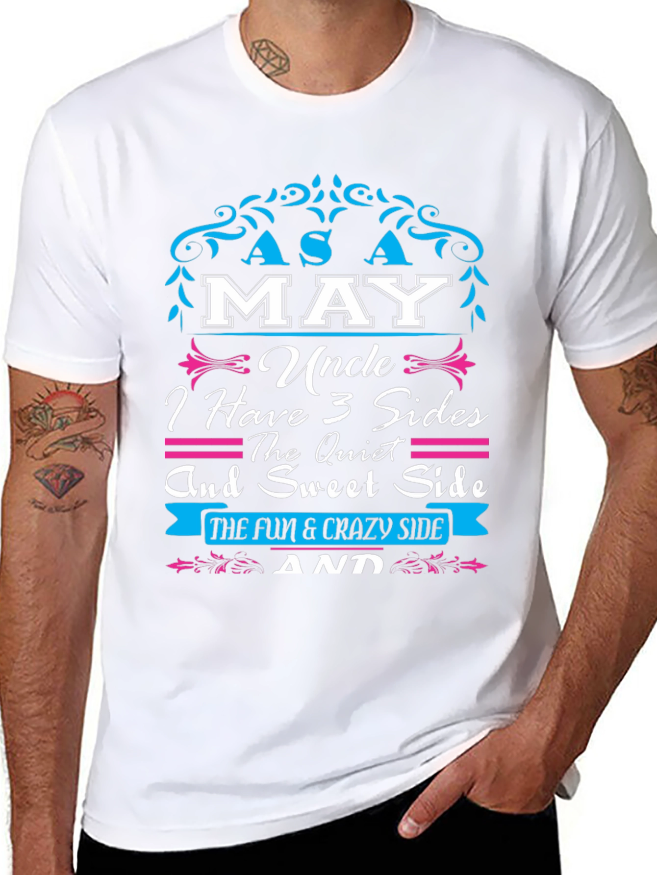 Camiseta Tío de Mayo: 3 Lados