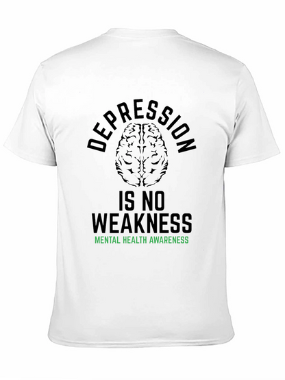 Camiseta Negra: Salud Mental Depresión No Es Debilidad