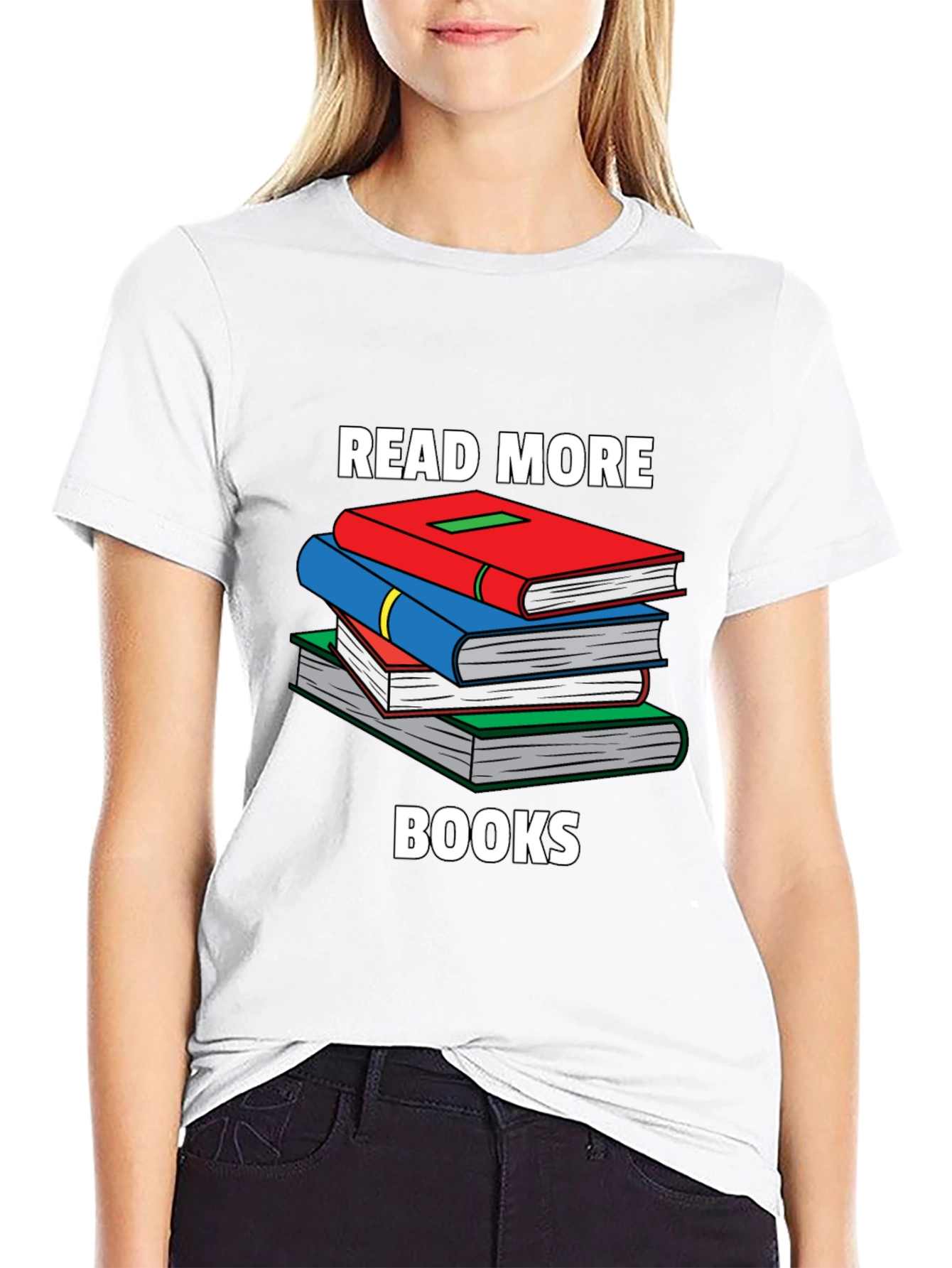 Camiseta Negra Read More Books