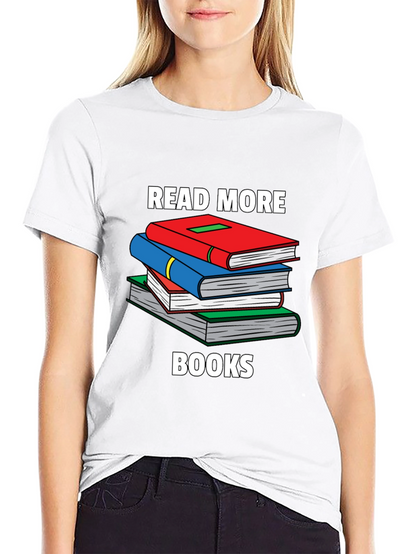 Camiseta Negra Read More Books