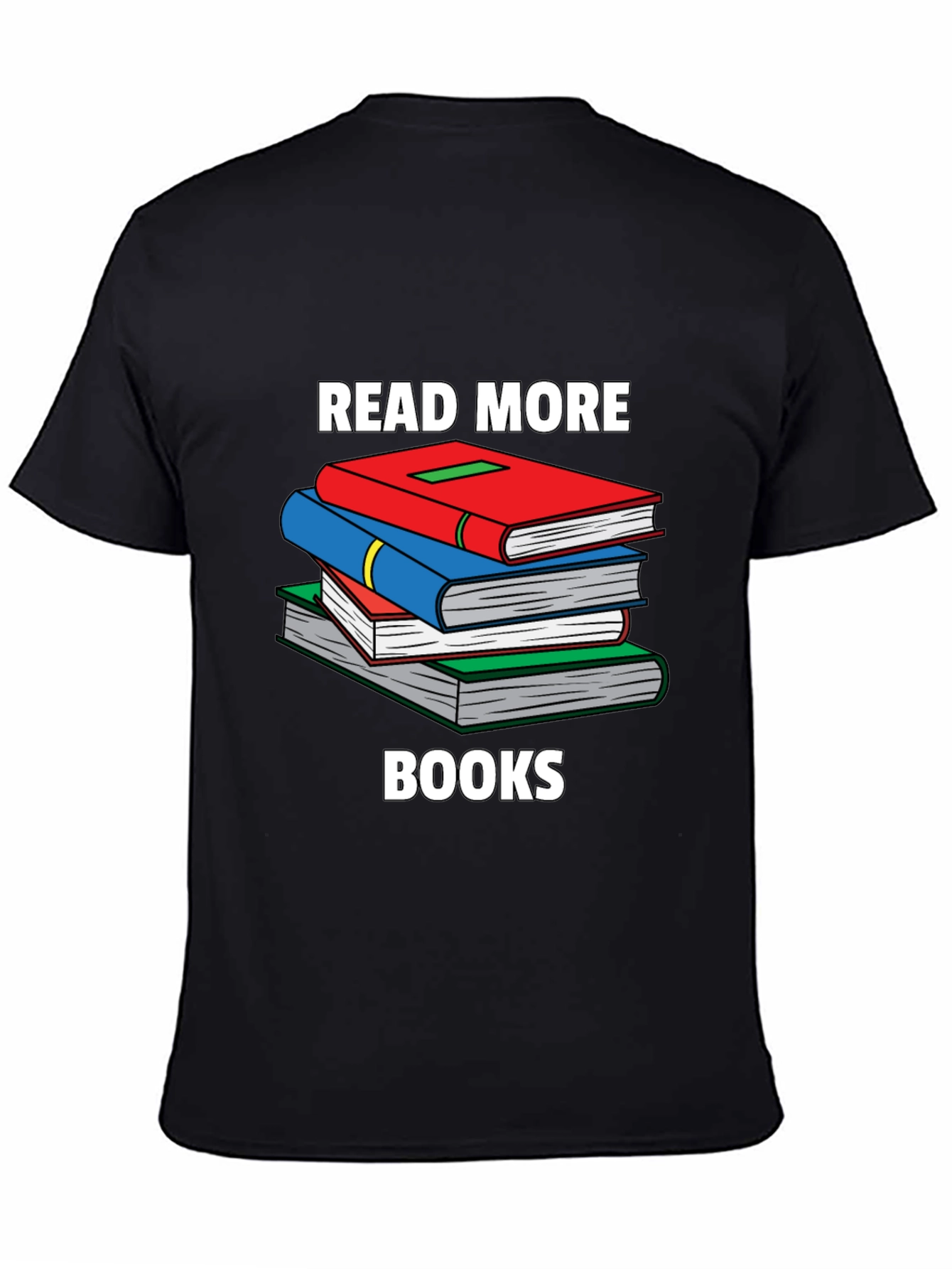 Camiseta Negra Read More Books