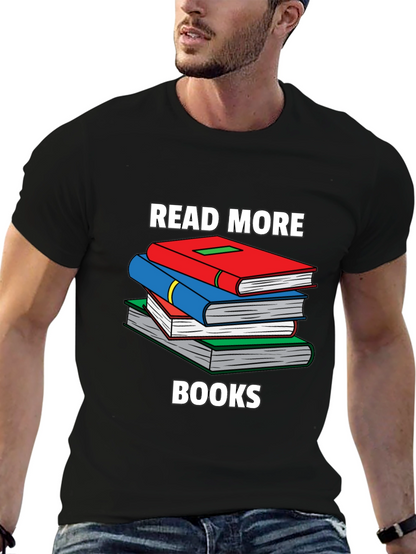 Camiseta Negra Read More Books