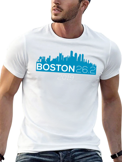 Camiseta Boston Marathon 26.2 2019