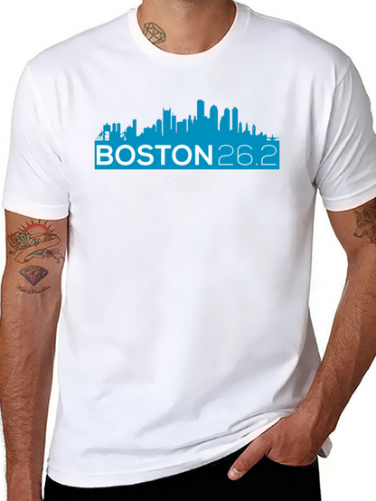 Camiseta Boston Marathon 26.2 2019