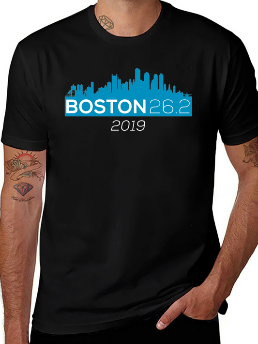 Camiseta Boston Marathon 26.2 2019