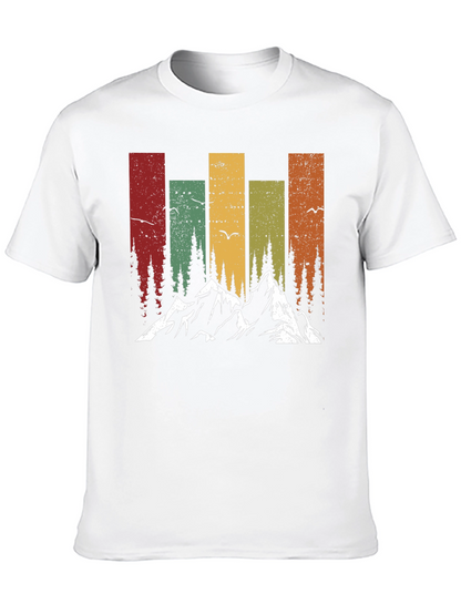 Camiseta Retro de Montaña y Naturaleza