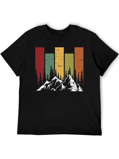 Camiseta Retro de Montaña y Naturaleza