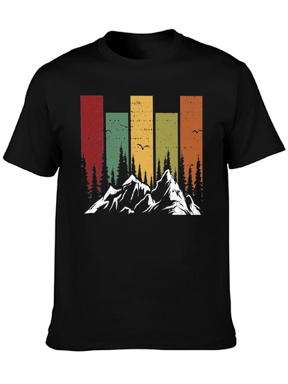 Camiseta Retro de Montaña y Naturaleza