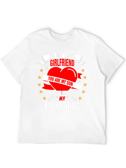 Camiseta Negra: Para Mi Novia Sol y Estrellas