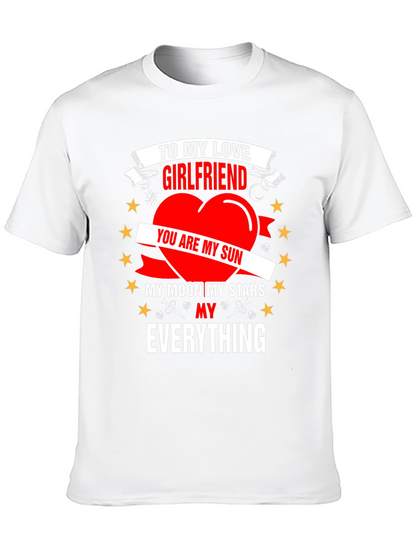 Camiseta Negra: Para Mi Novia Sol y Estrellas