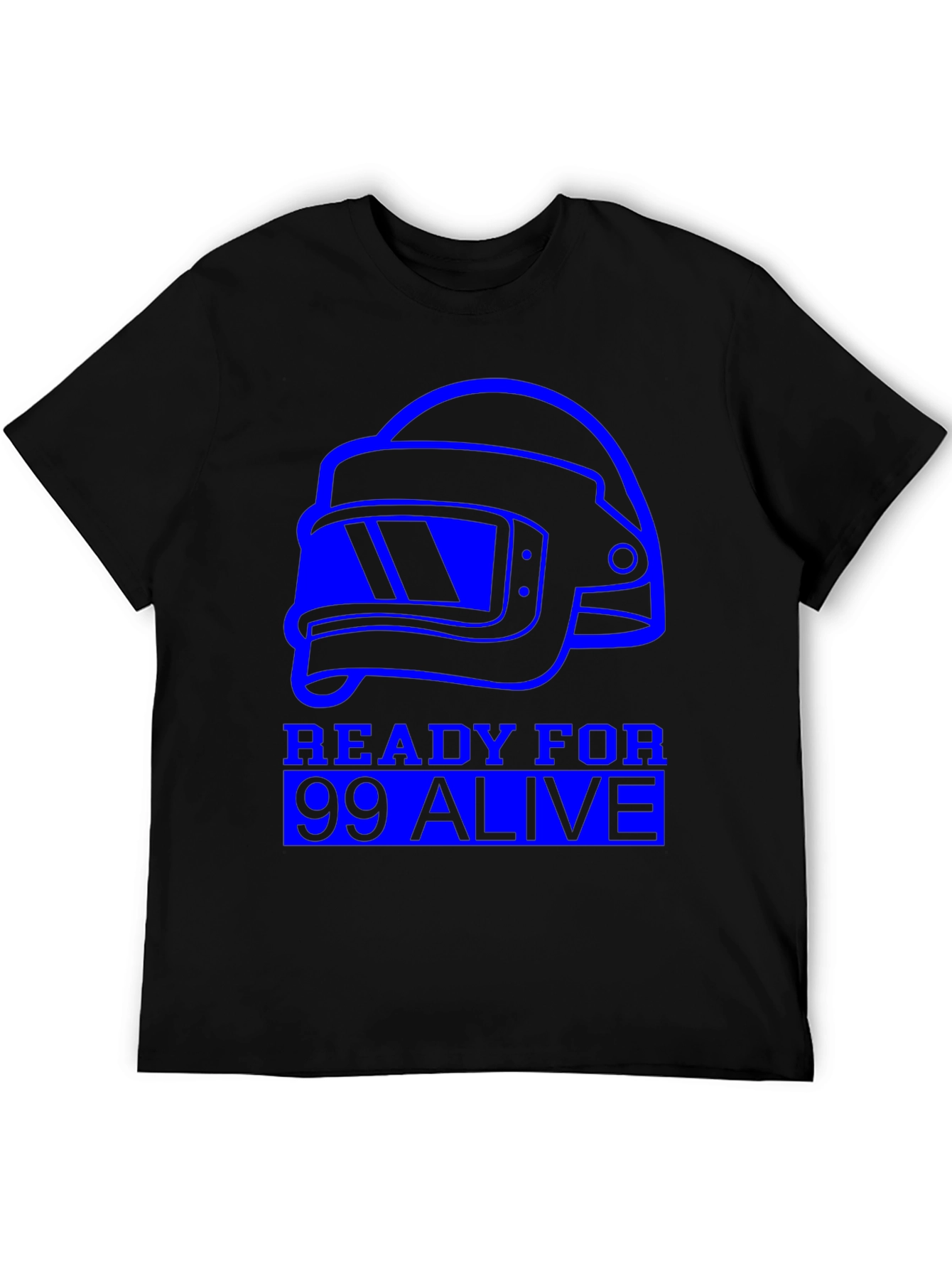 Camiseta Negra PUBG: Listo para la Acción