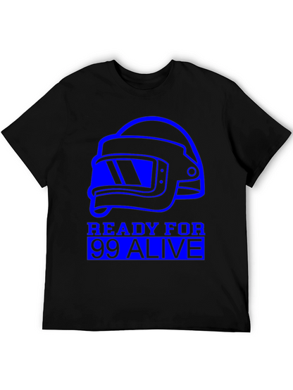 Camiseta Negra PUBG: Listo para la Acción
