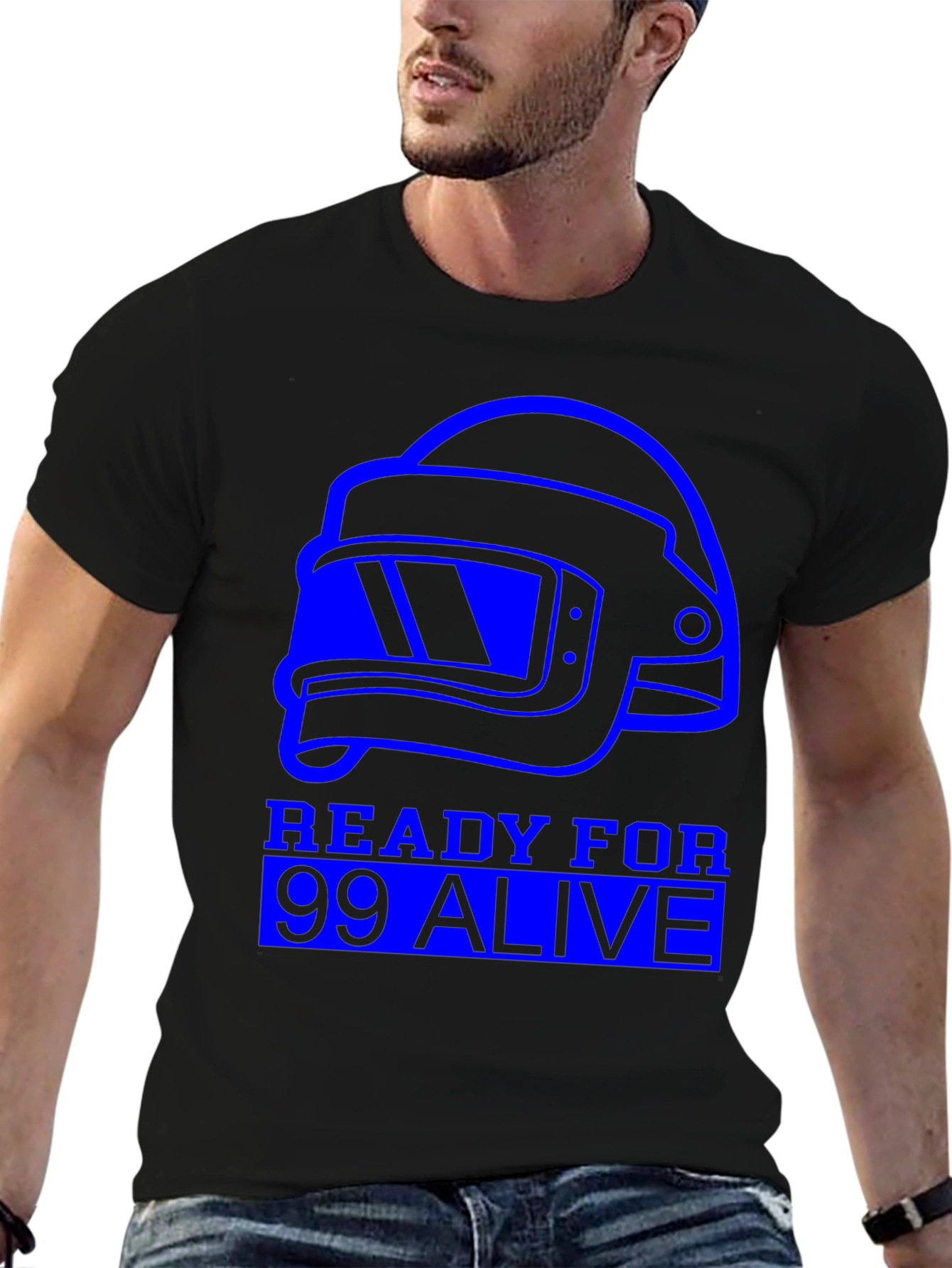 Camiseta Negra PUBG: Listo para la Acción