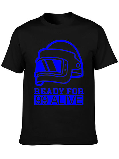 Camiseta Negra PUBG: Listo para la Acción