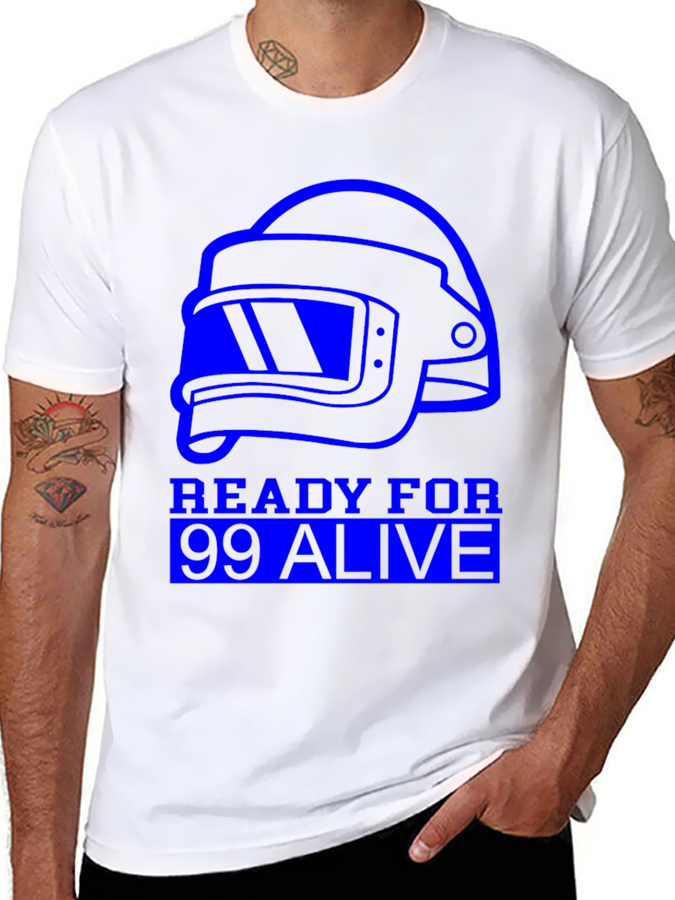 Camiseta Negra PUBG: Listo para la Acción