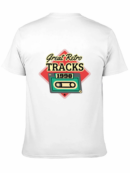 Camiseta Negra Retro Tracks 1998