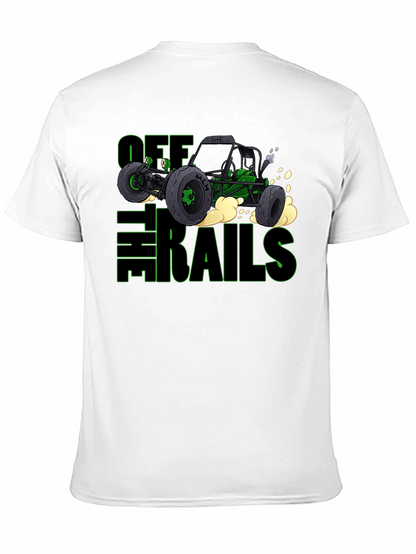 Camiseta Negra Off The Rails para Aventureros