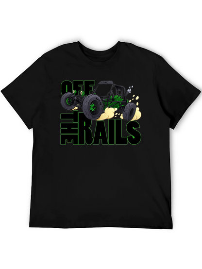 Camiseta Negra Off The Rails para Aventureros