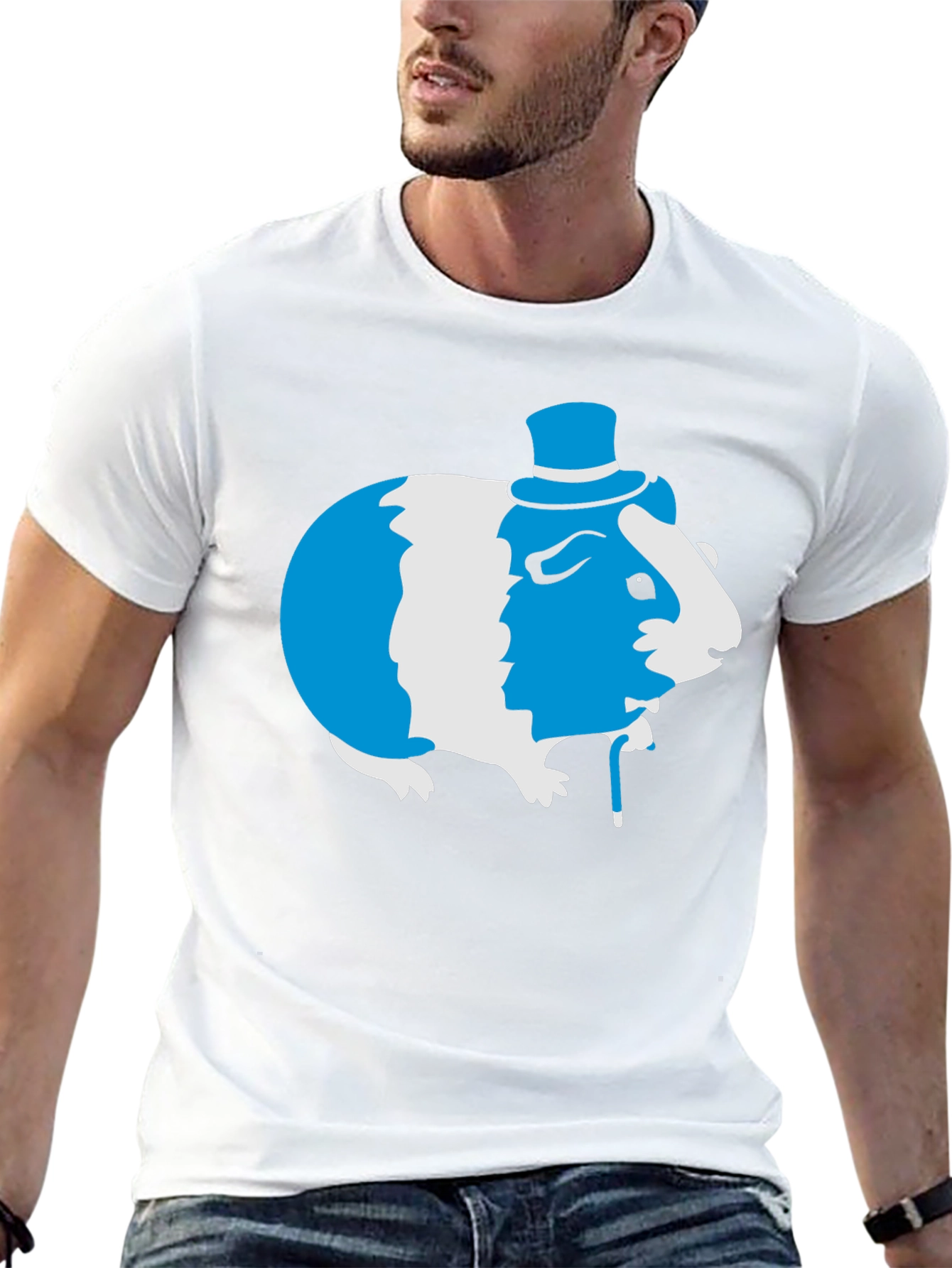 Camiseta Negra con Cuyo Elegante