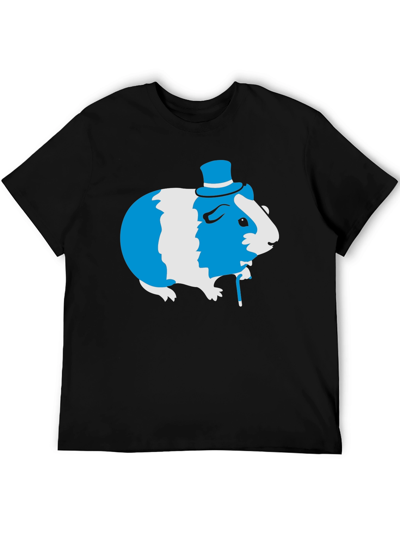 Camiseta Negra con Cuyo Elegante