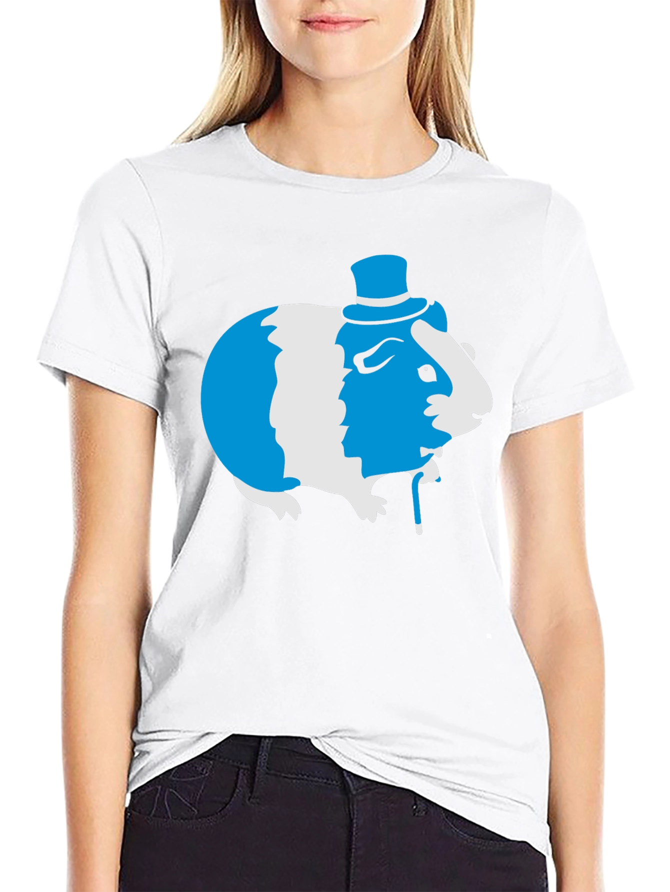 Camiseta Negra con Cuyo Elegante