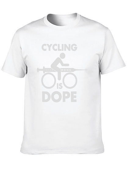 Camiseta Ciclismo Dope Negra para Hombre