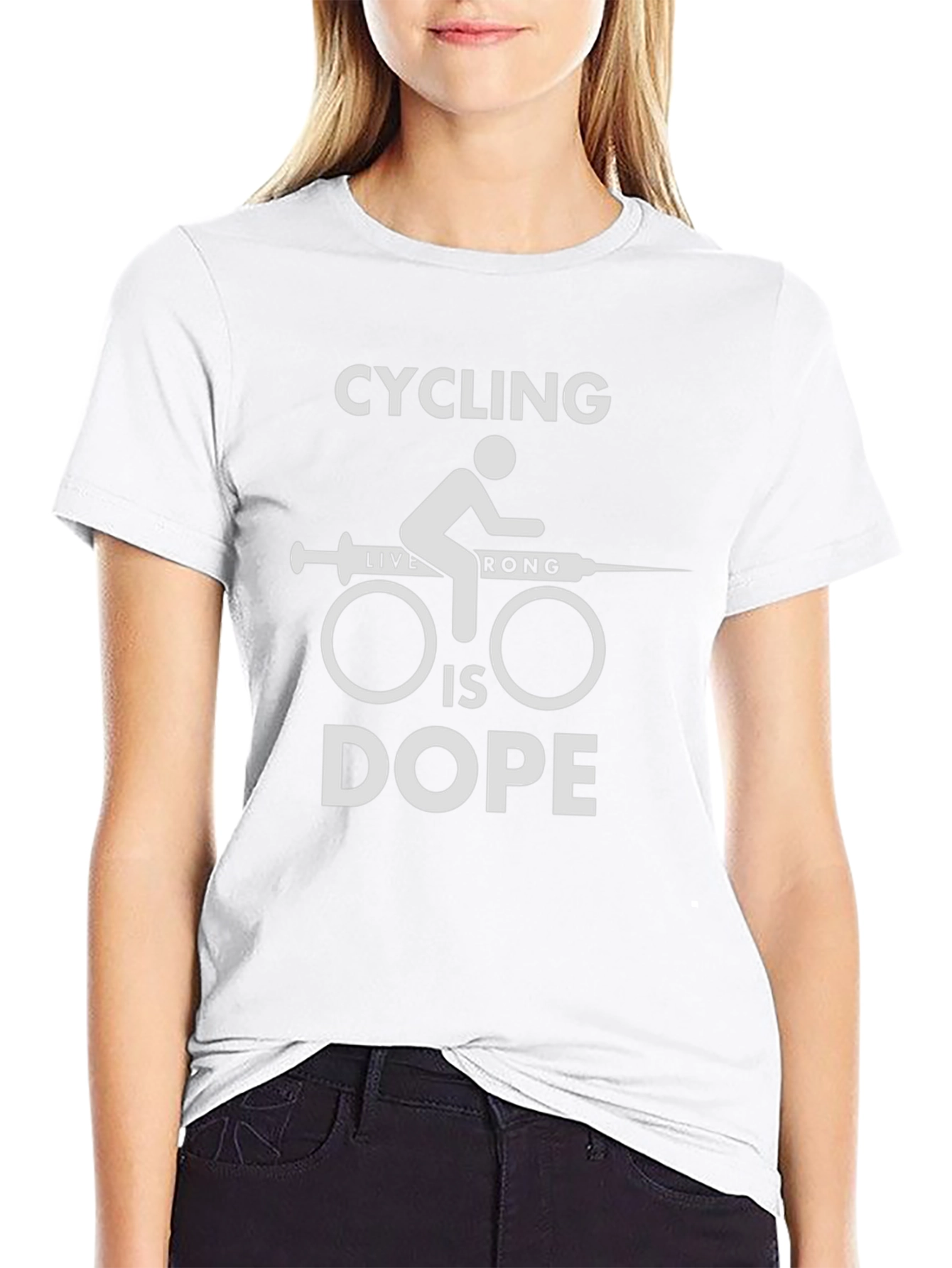Camiseta Ciclismo Dope Negra para Hombre