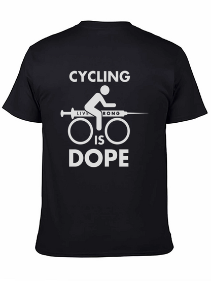 Camiseta Ciclismo Dope Negra para Hombre