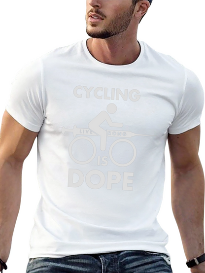 Camiseta Ciclismo Dope Negra para Hombre