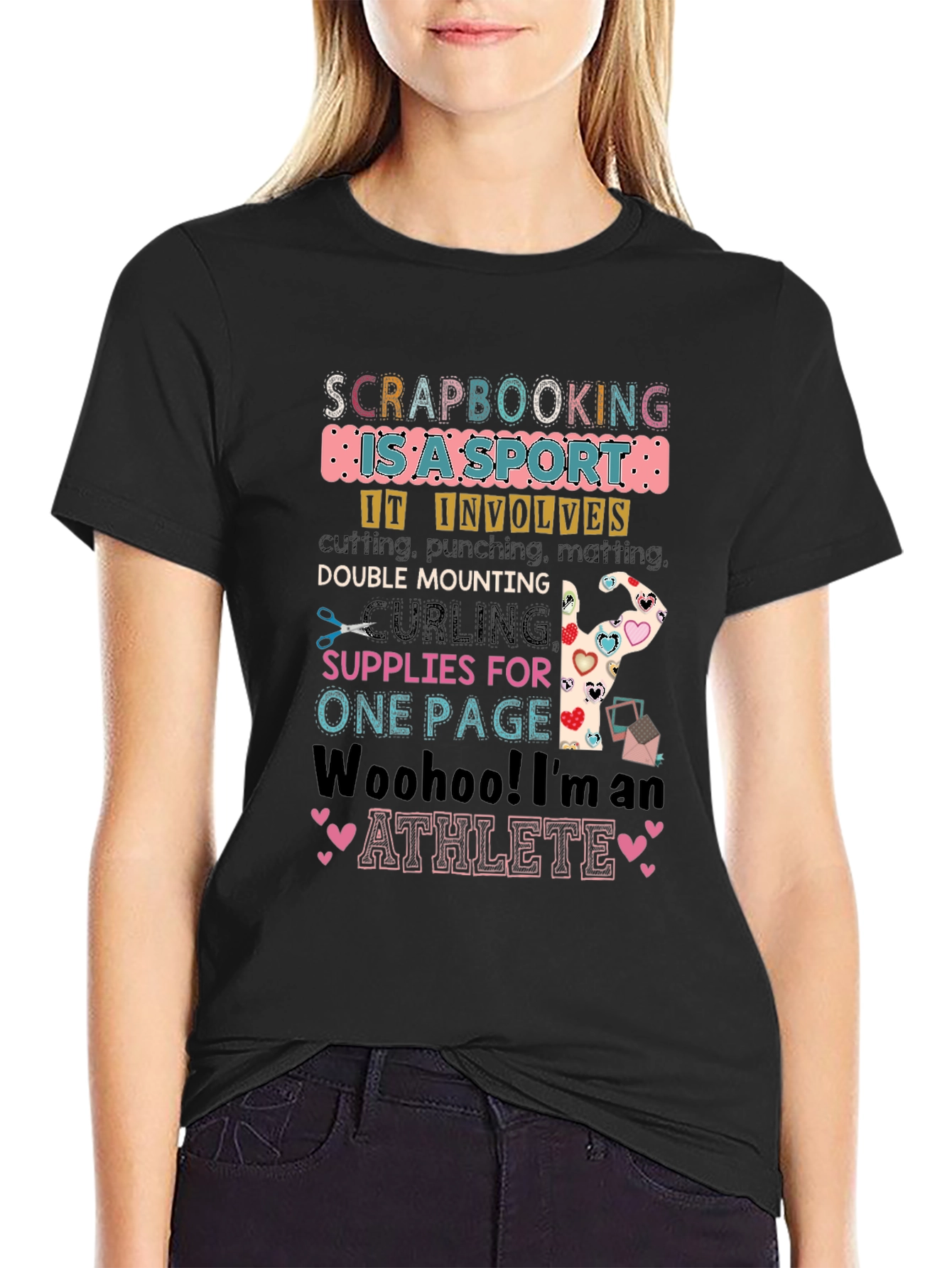 Camiseta Scrapbooking: Es un Deporte
