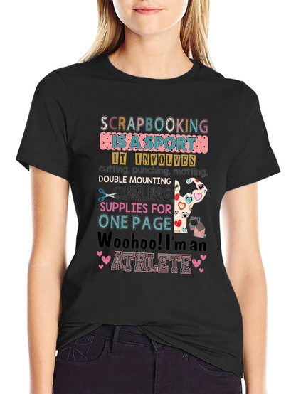 Camiseta Scrapbooking: Es un Deporte