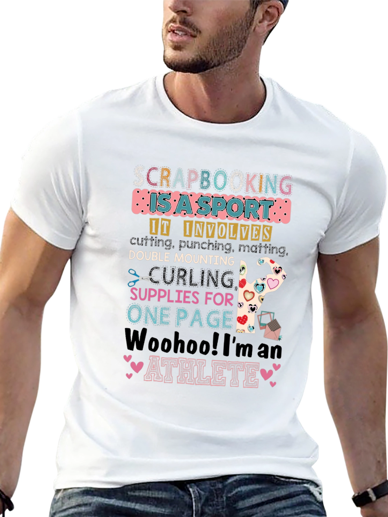 Camiseta Scrapbooking: Es un Deporte