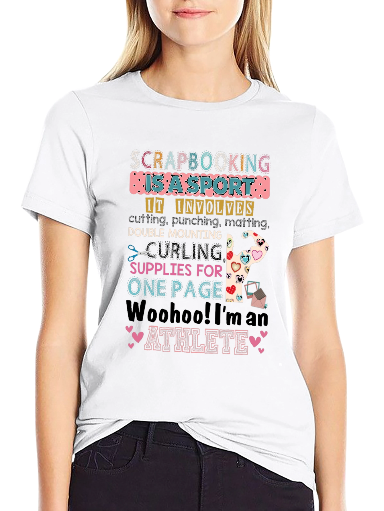 Camiseta Scrapbooking: Es un Deporte