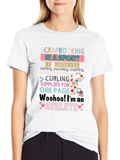 Camiseta Scrapbooking: Es un Deporte