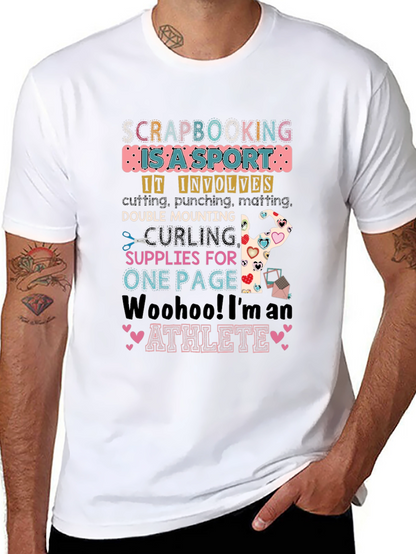 Camiseta Scrapbooking: Es un Deporte