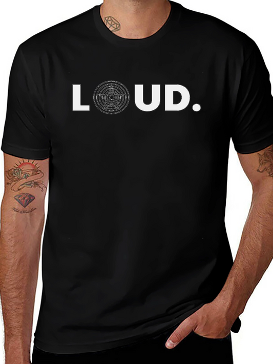 Camiseta Negra LOUD. Hombre