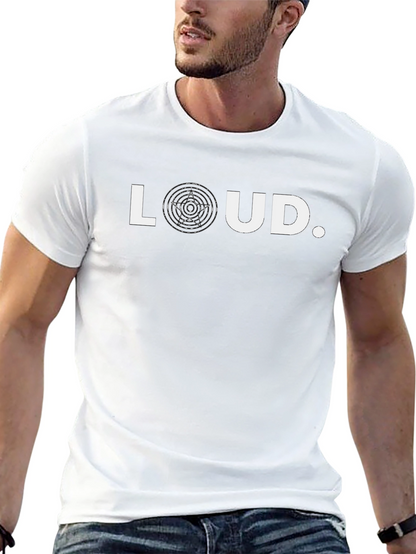 Camiseta Negra LOUD. Hombre