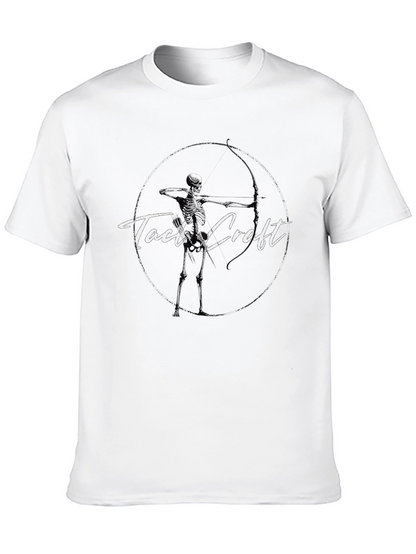 Camiseta Negra Tact Croft Arquero Esqueleto