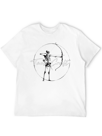 Camiseta Negra Tact Croft Arquero Esqueleto
