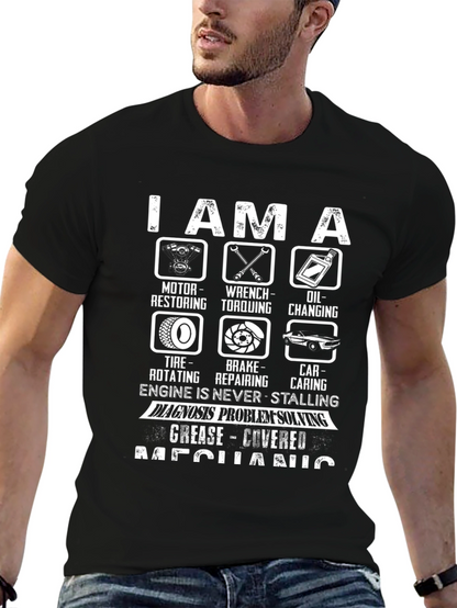 Camiseta Mecánico: Motor Frenos Neumáticos - Regalo Perfecto