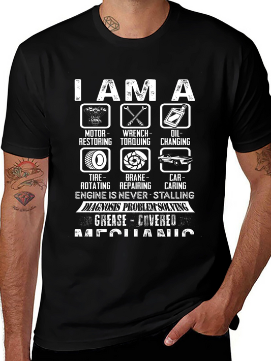 Camiseta Mecánico: Motor Frenos Neumáticos - Regalo Perfecto
