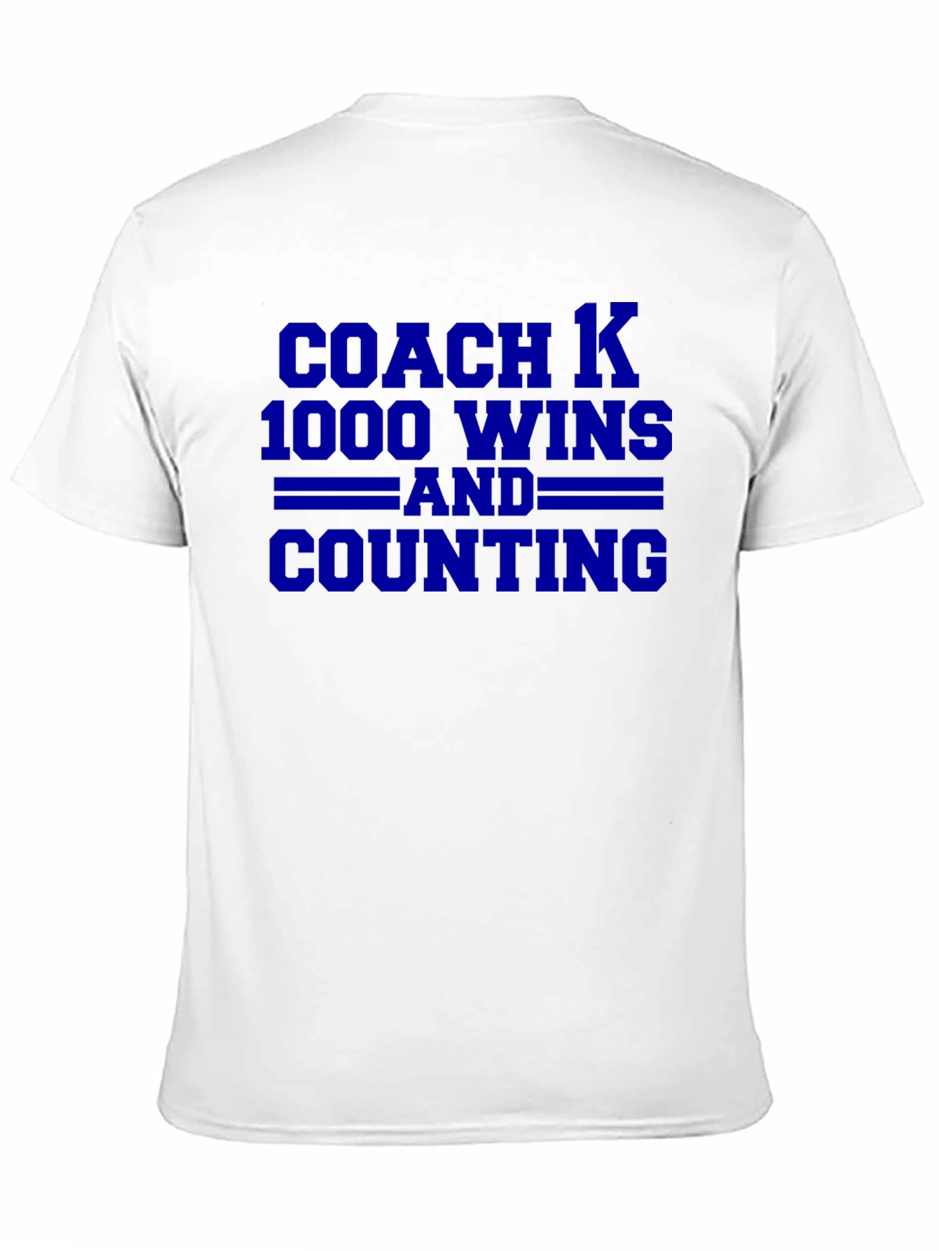 Camiseta Coach K 1000 Victorias y Sumando