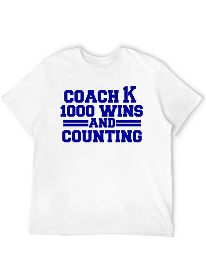 Camiseta Coach K 1000 Victorias y Sumando