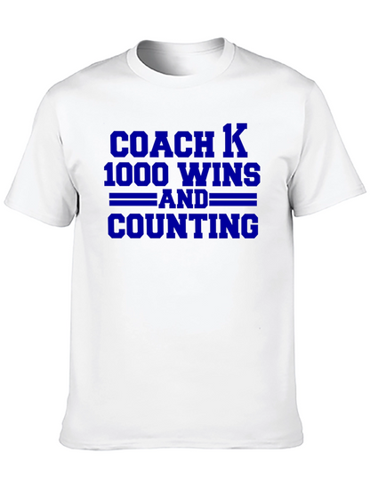 Camiseta Coach K 1000 Victorias y Sumando