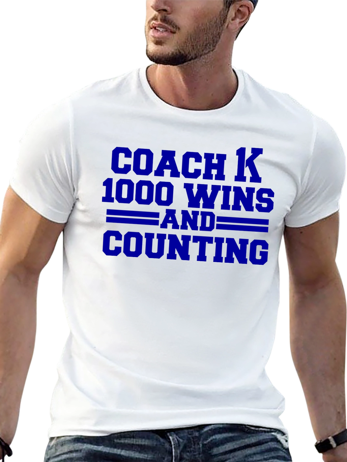 Camiseta Coach K 1000 Victorias y Sumando