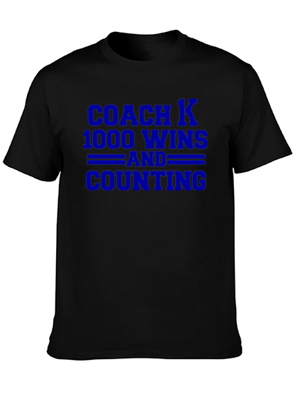 Camiseta Coach K 1000 Victorias y Sumando