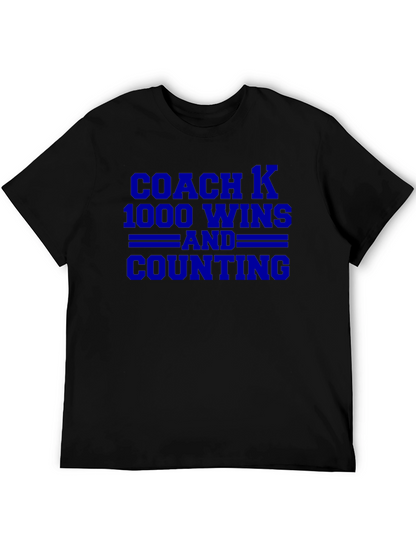Camiseta Coach K 1000 Victorias y Sumando