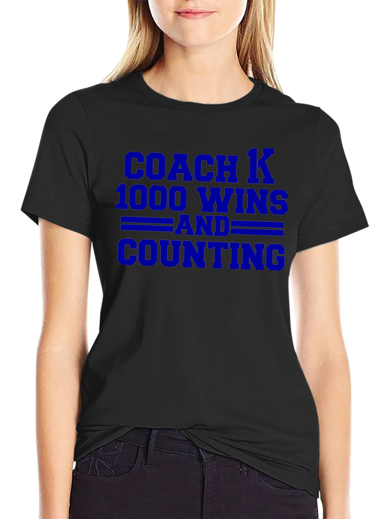 Camiseta Coach K 1000 Victorias y Sumando