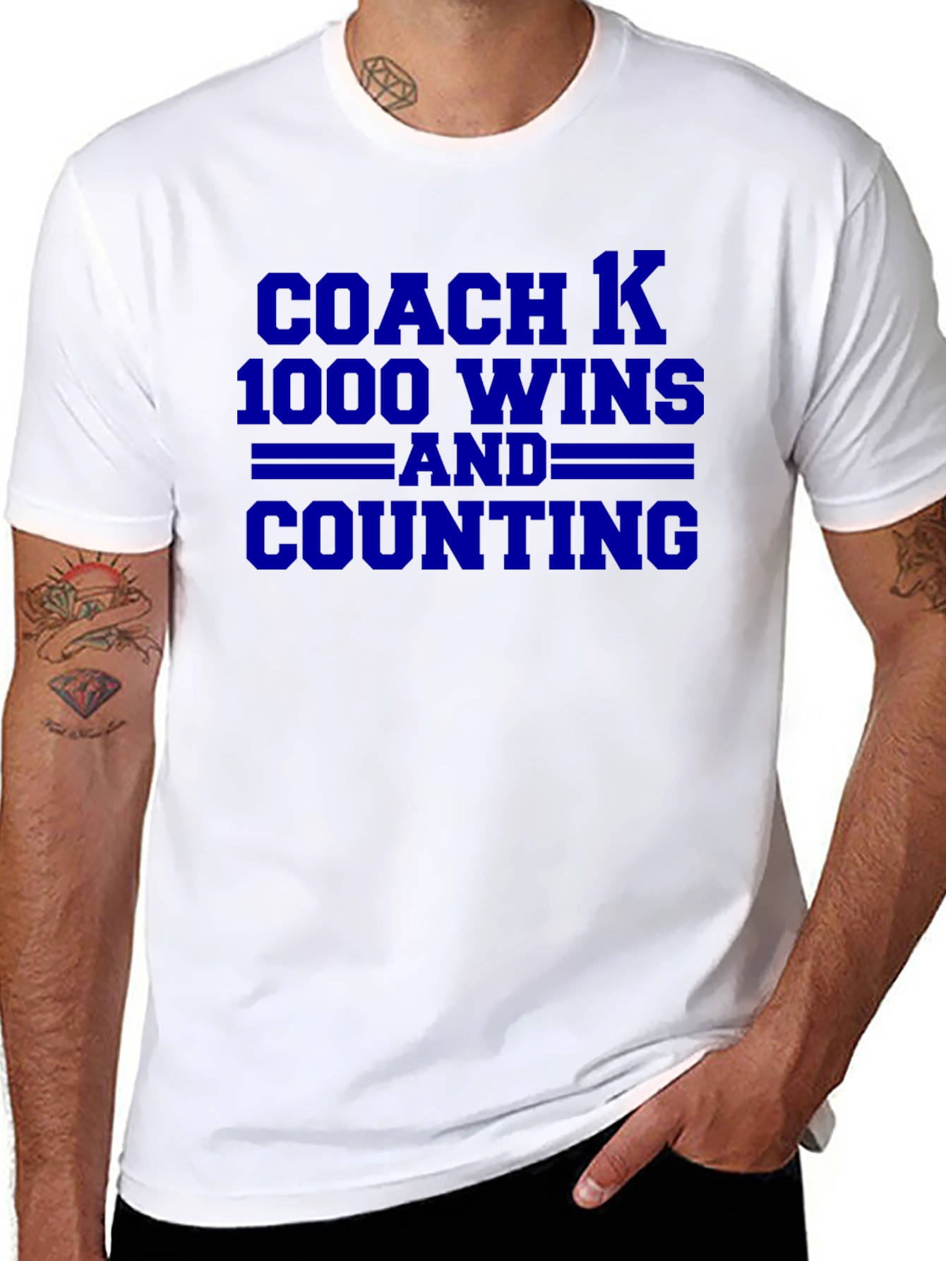 Camiseta Coach K 1000 Victorias y Sumando